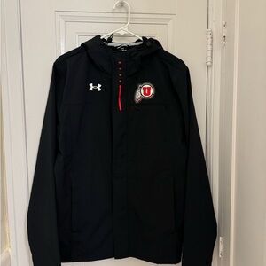 Utah Utes Under Armour Black Men's Jacket